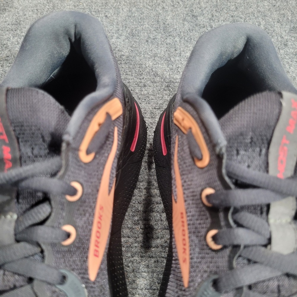 Brooks Ghost Max Womens 9.5 Shoes Running Walking Sneaker Black 1203951B049 Gym - Picture 15 of 16